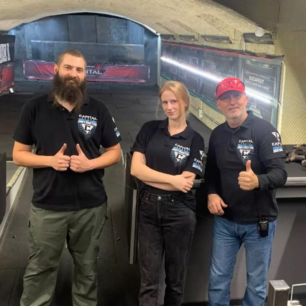 Budapest Shooting Range instructors