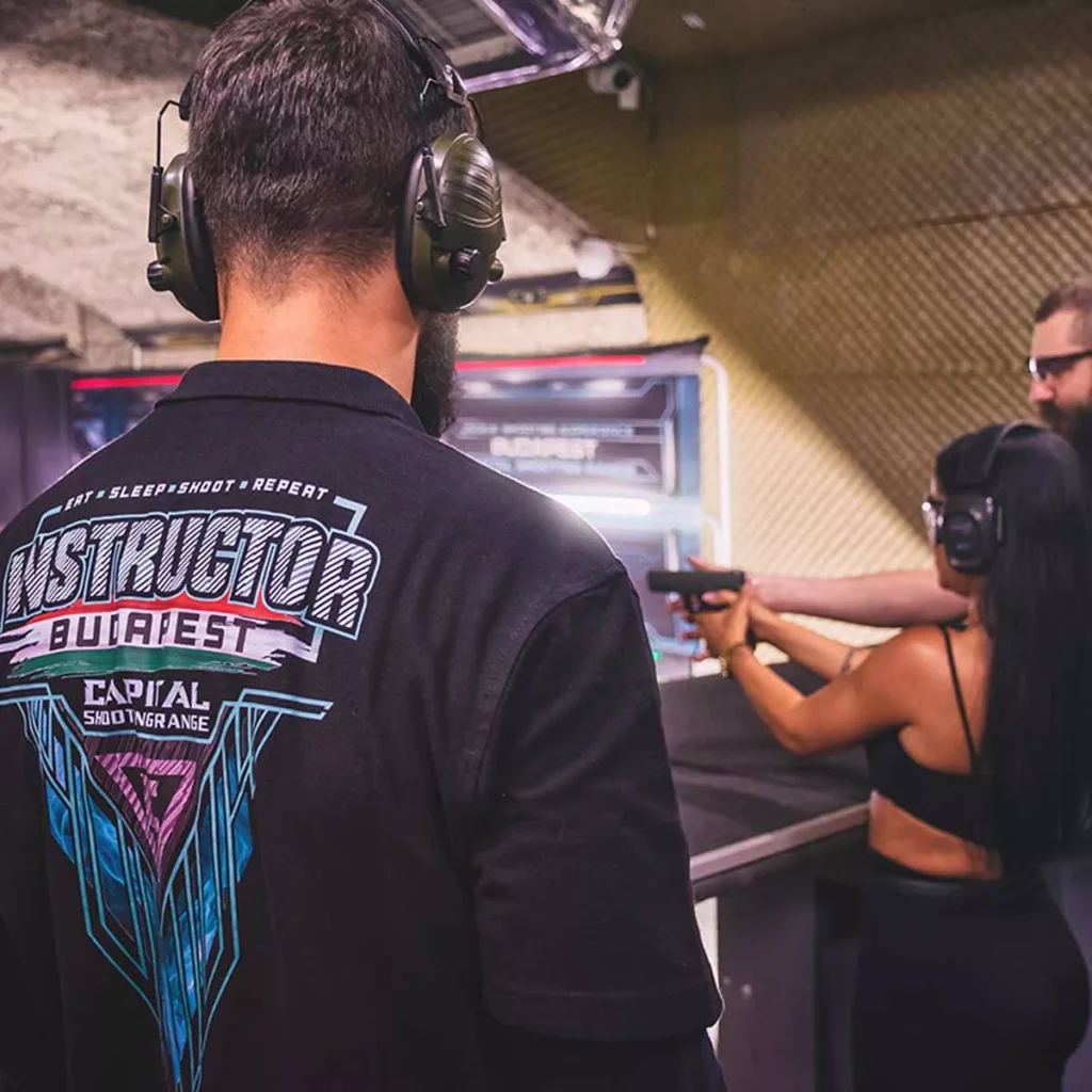 Safe and fun program with our instructors at Budapest Shooting