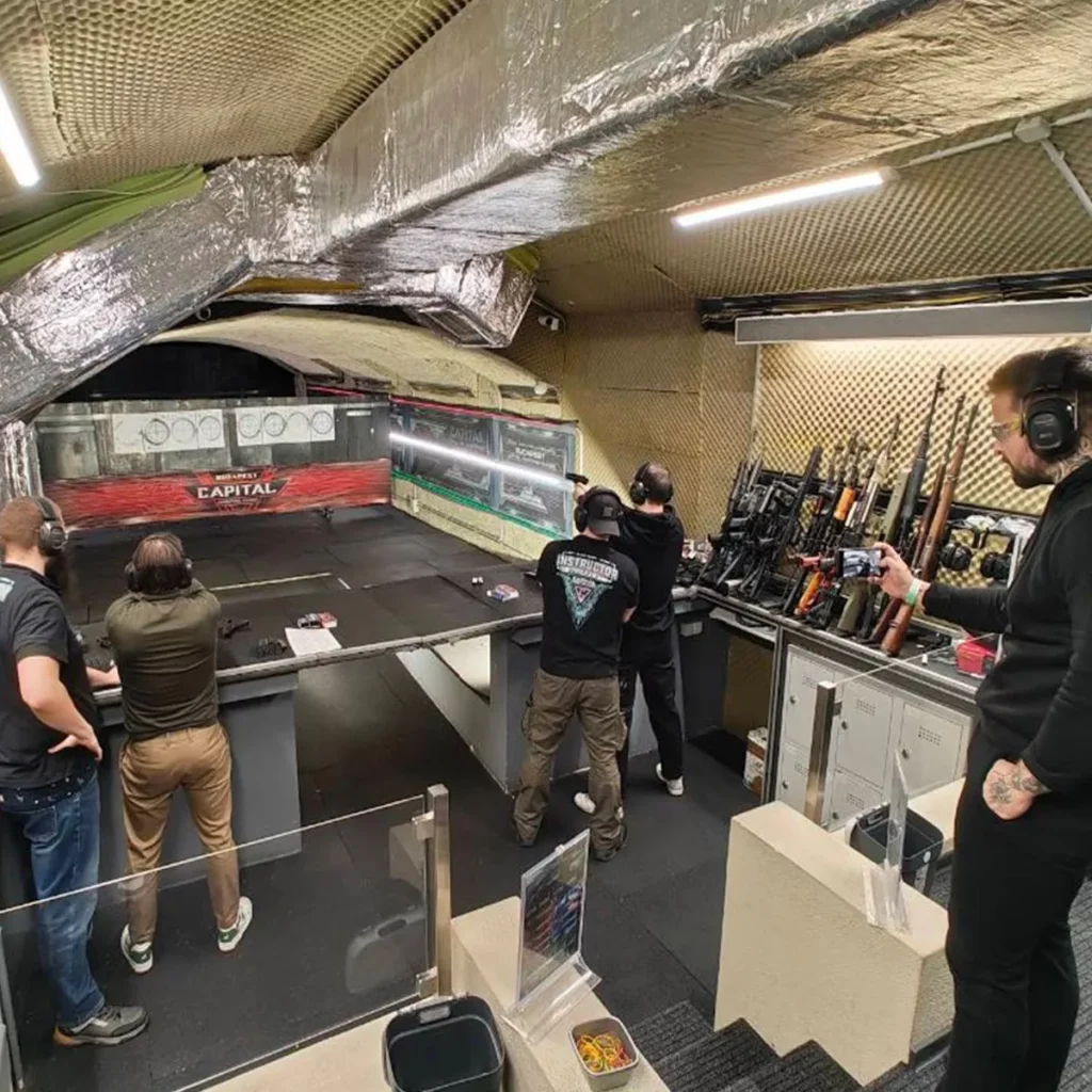 Shooting session in action photo