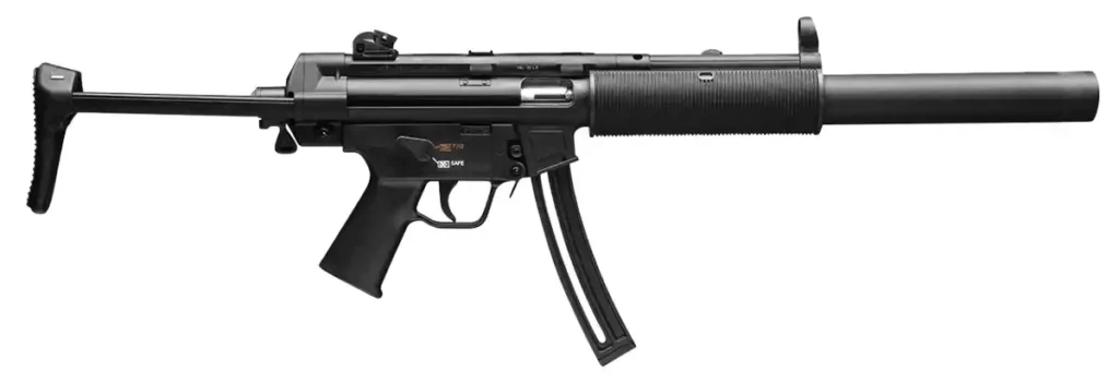 MP5 SD 22LR submachinegun in the UK
