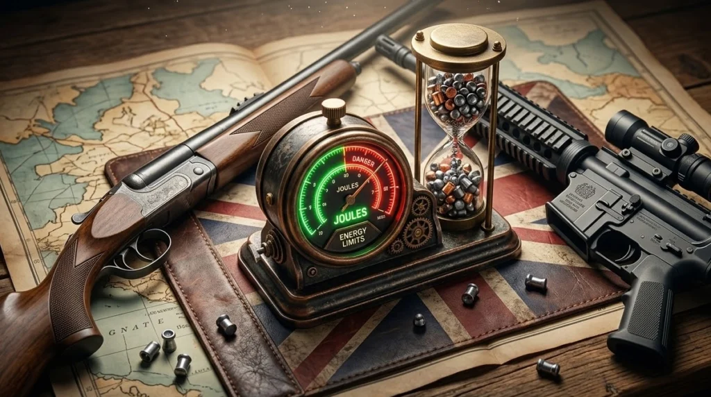 Muzzle energy limits in the UK for airsoft and air rifle